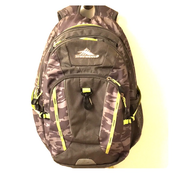 high sierra backpack camo